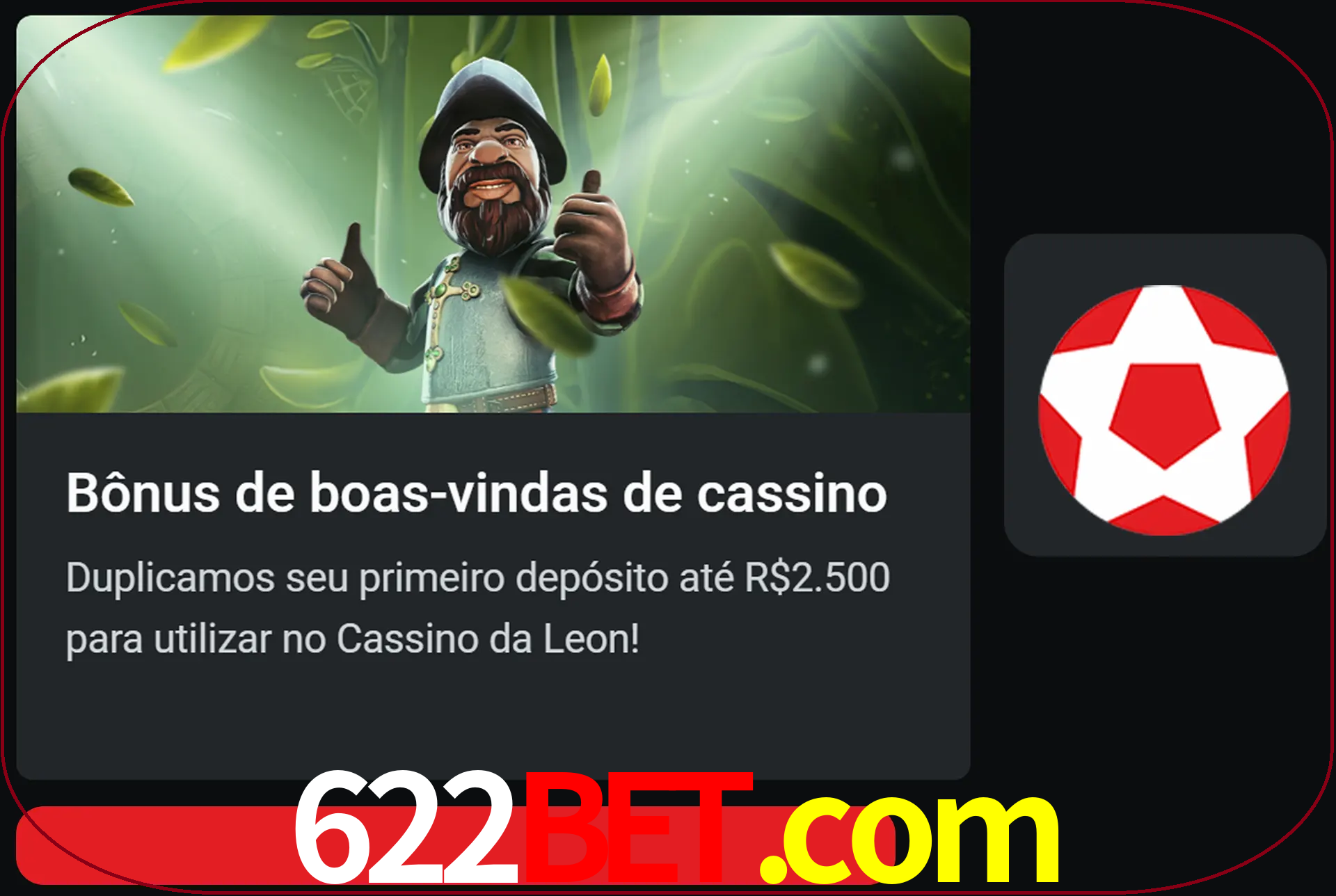 Receba seu dinheiro do bônus de boas-vindas após o primeiro depósito.